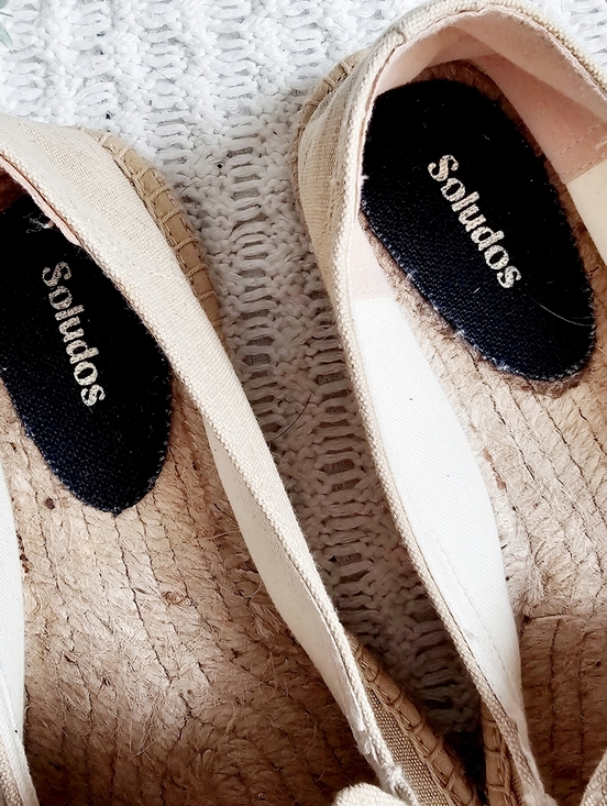 Soludos Men's Smoking Slipper Espadrille Slip On Natural Cotton Linen 9.5 NEW - Picture 12 of 16